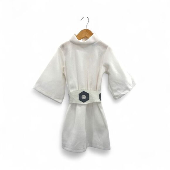 Vintage-style Star Wars Princess Leia Baby Costume — Infant Cosplay Outfit 6-12M - Picture 3 of 7